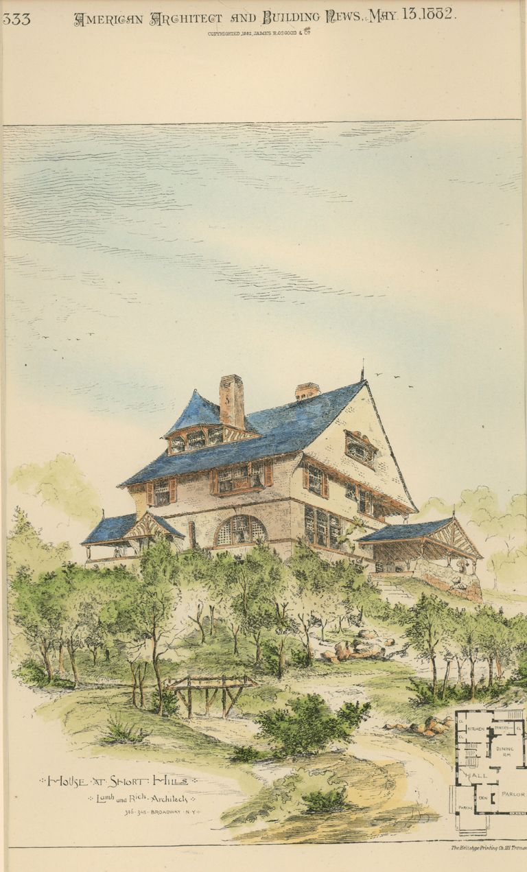          Lamb & Rich: House at Short Hills, 1882 picture number 1
   