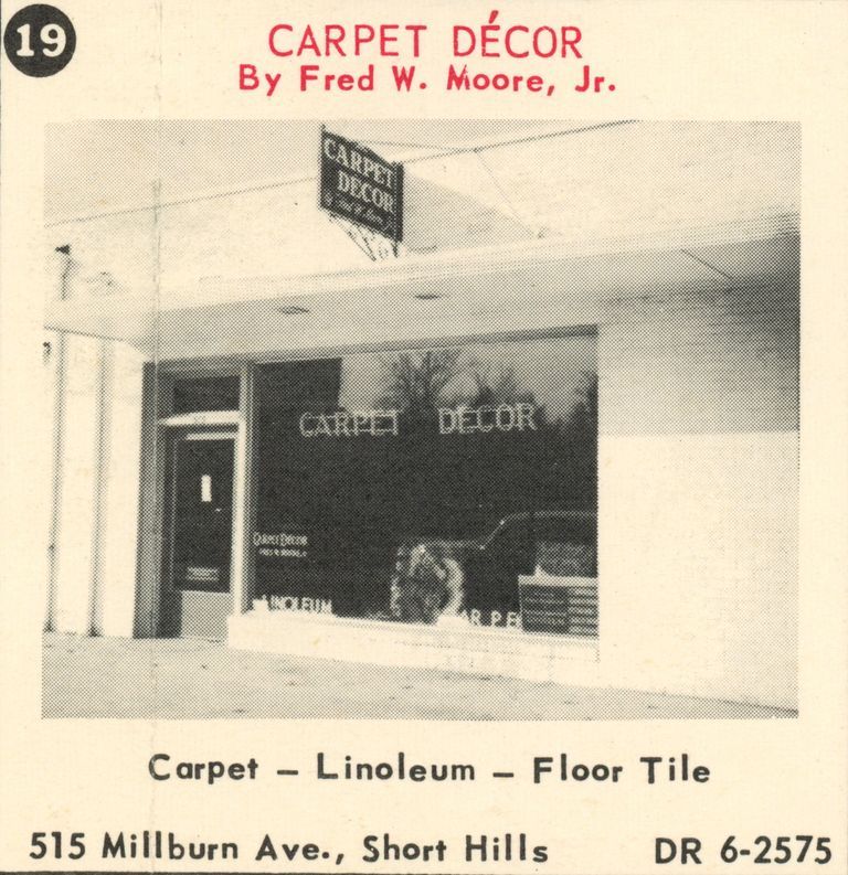          Carpet Decor by Fred W. Moore, Jr., 515 Millburn Avenue, Short Hills, 1955 picture number 1
   