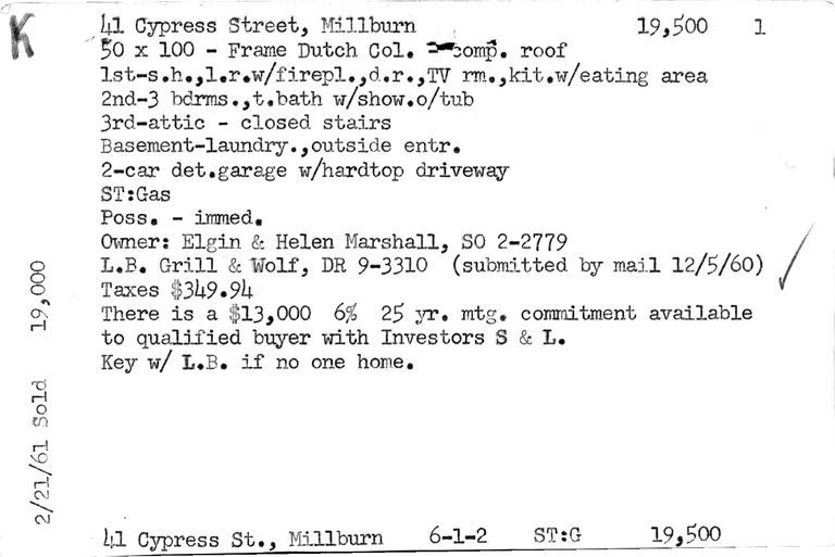          41 CYPRESS STREET picture number 1
   