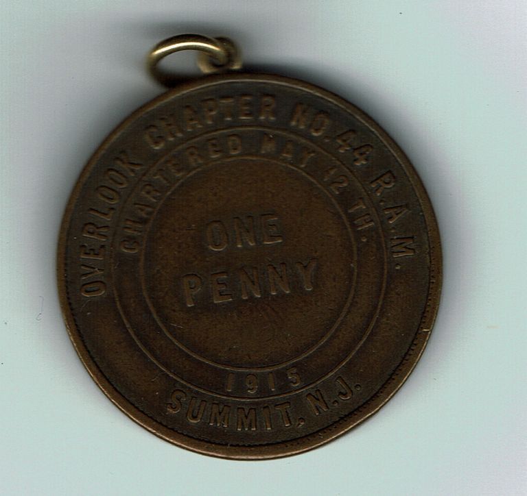          Hartshorn: Overlook Hospital Souvenir Penny, May 1915 picture number 1
   