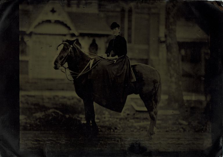          Brison: Emily Benson on Horseback, 1882 picture number 1
   