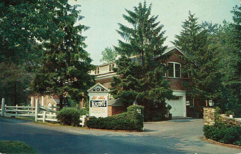          Paper Mill Playhouse: Main Entrance with Kismet Sign picture number 1
   