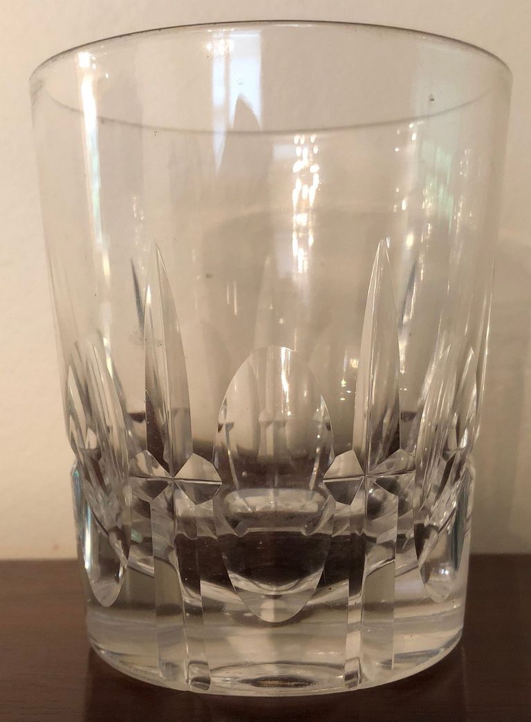          Caparn: Cut Glass Tumbler from Shackelton Photograph of Table Set for Christmas Dinner picture number 1
   