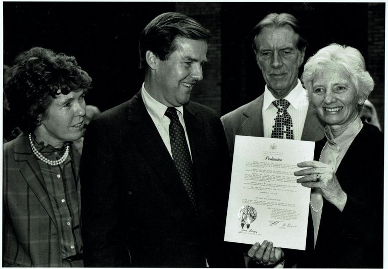         Ogden: Maureen Ogden Receiving Arts Appreciation Proclamation, 1985 picture number 1
   