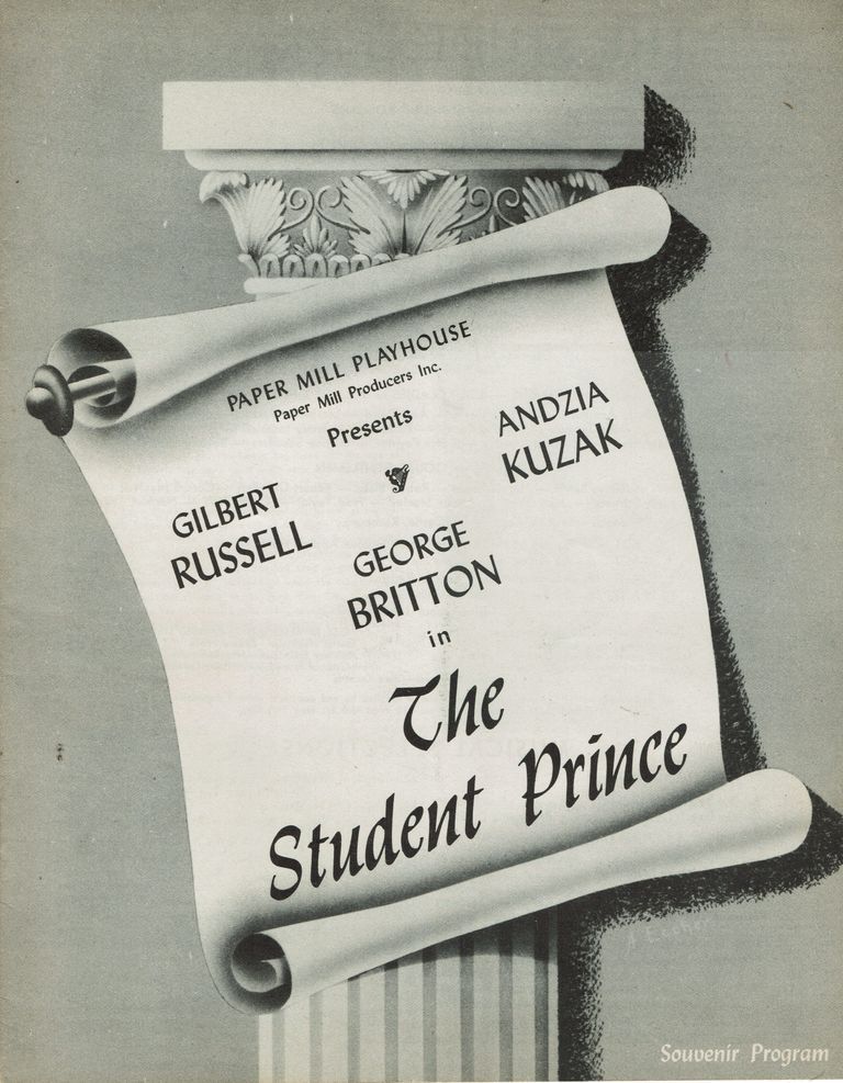          Paper Mill Playhouse Program: The Student Prince, 1945 picture number 1
   