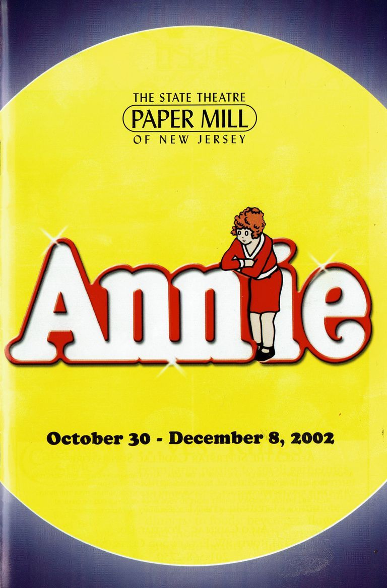          Paper Mill Playhouse Program: Annie, 2002 picture number 1
   