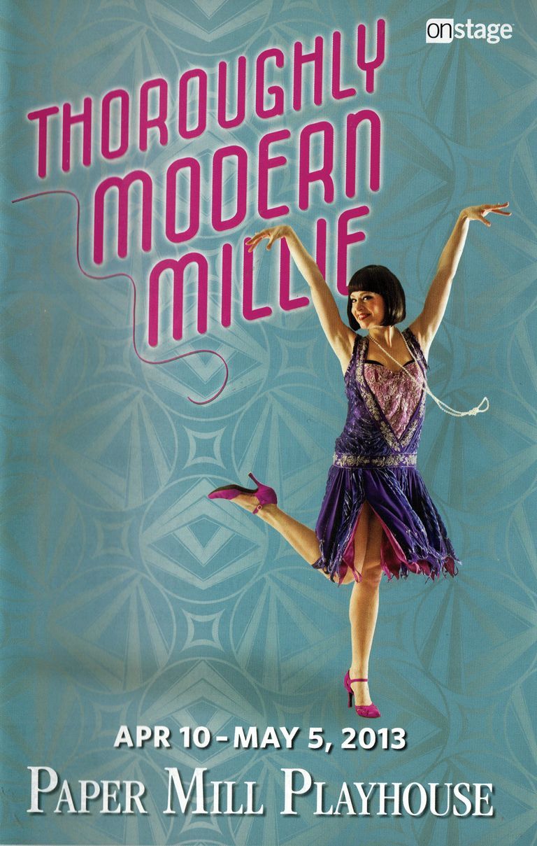          Paper Mill Playhouse Program: Thoroughly Modern Millie, 2013 picture number 1
   