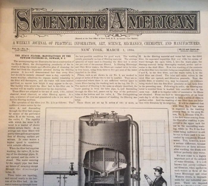          Hyatt: Scientific American weekly journal, March 1, 1884 picture number 1
   