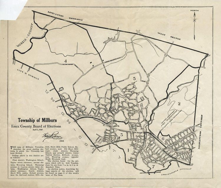          Essex County Board of Elections Map, 1929 picture number 1
   
