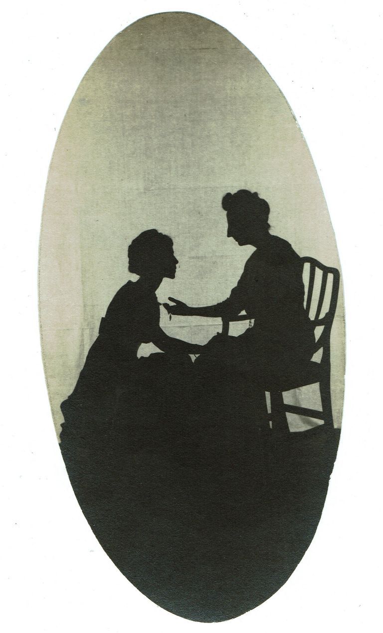         Hartshorn: Cora Hartshorn Silhouette Picture with Cora Hartshorn on the Right picture number 1
   