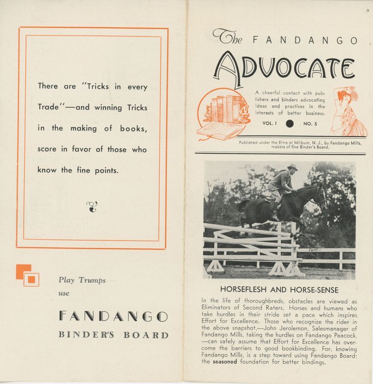          Fandango Mills: The Fandango Advocate, c. 1933-5 picture number 1
   