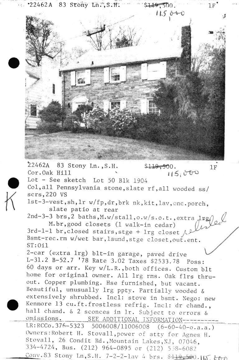          83-STONY-LANE picture number 1
   