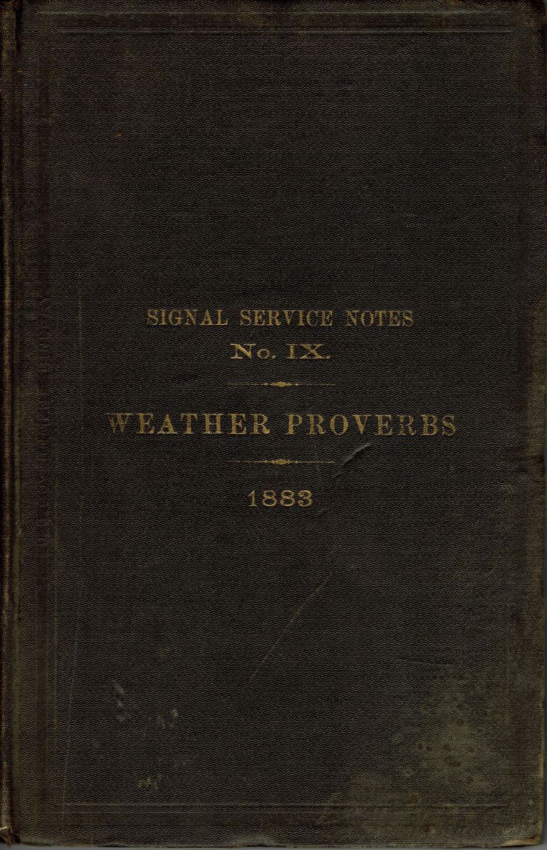          Brison: Blanton C. Welsh copy of Weather Proverbs, 1883 picture number 1
   