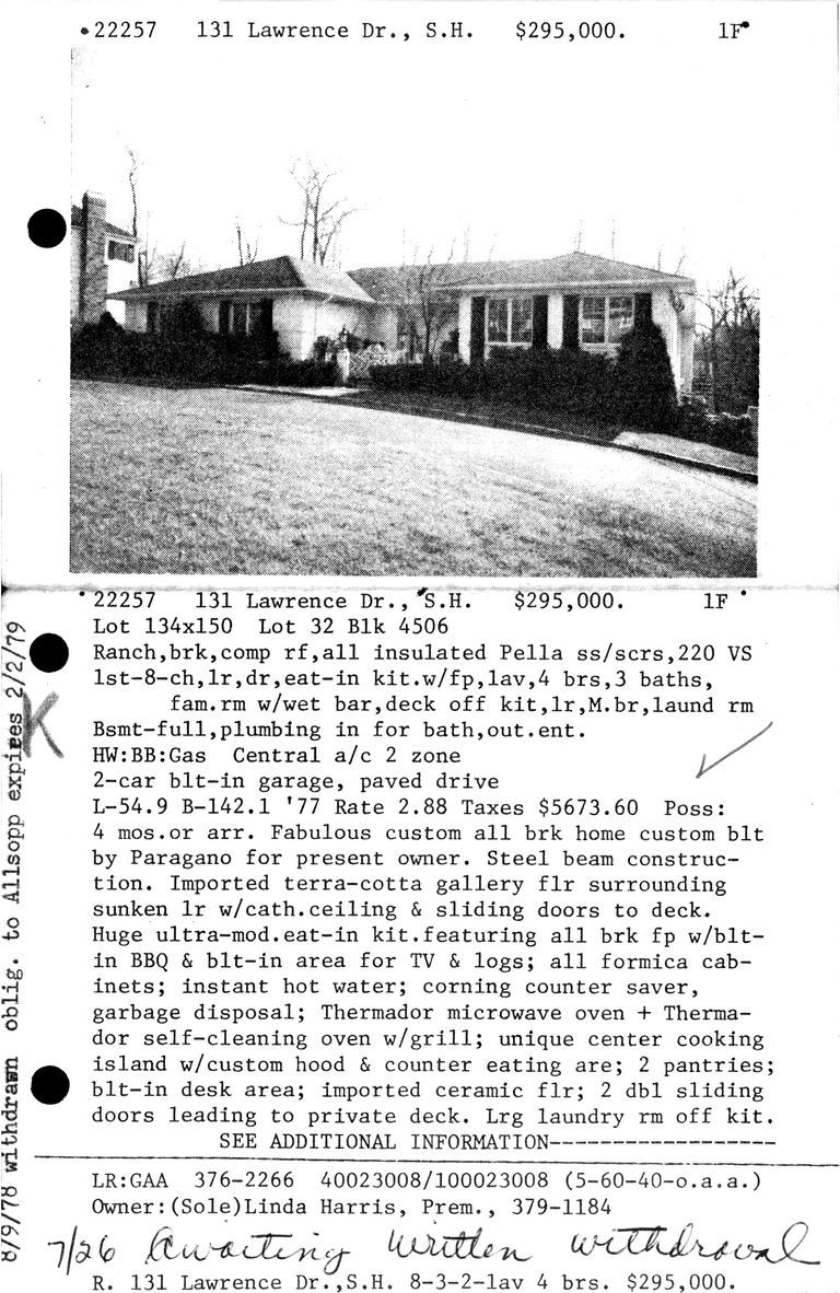          131 LAWRENCE DRIVE picture number 1
   