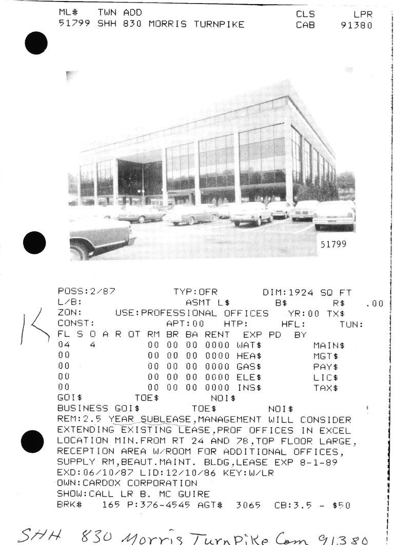          830-MORRIS-TURNPIKE picture number 1
   