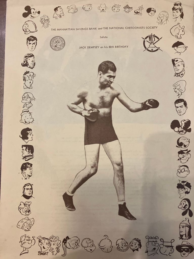          Dunn: Pamphlet Celebrating the 80th Birthday of Jack Dempsey picture number 1
   