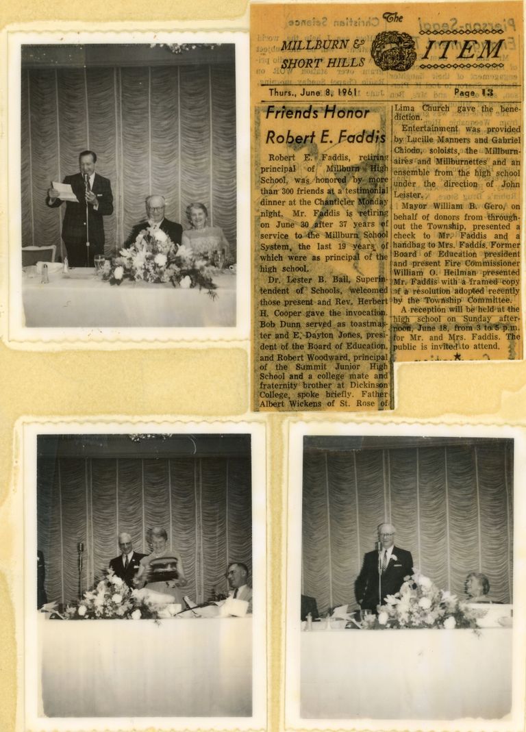          Faddis: Robert Faddis Testimonial Dinner, 1961 picture number 1
   