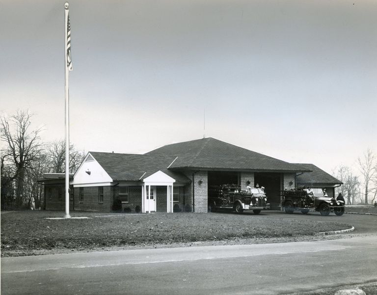          Fire Department: Fire Station on White Oak Ridge Road, c. 1956 picture number 1
   