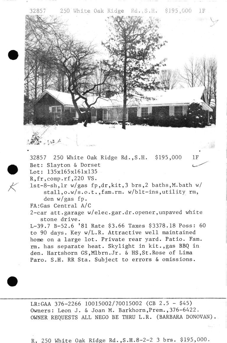          250-WHITE-OAK-RIDGE-ROAD picture number 1
   