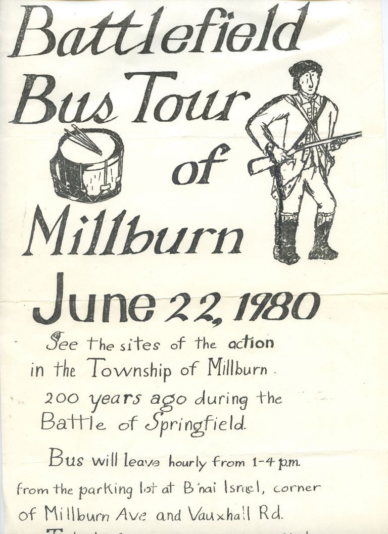          Battle of Springfield: Battlefield Bus Tour of Millburn Flyer, 1980 picture number 1
   