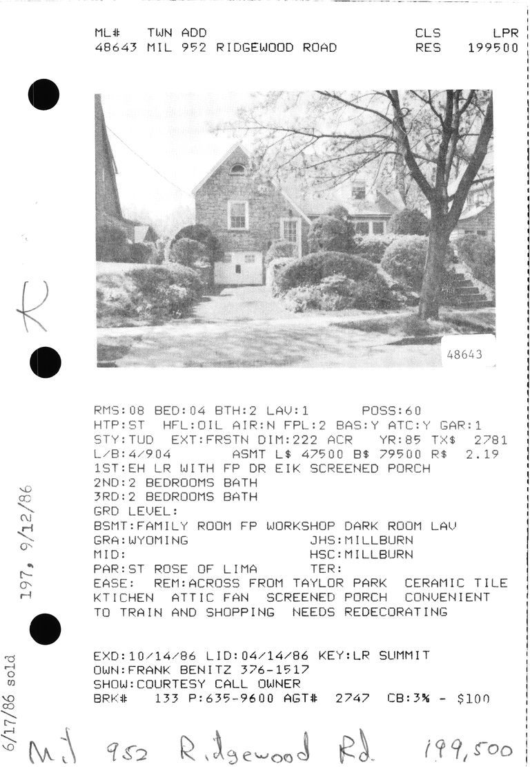          952-RIDGEWOOD-ROAD picture number 1
   