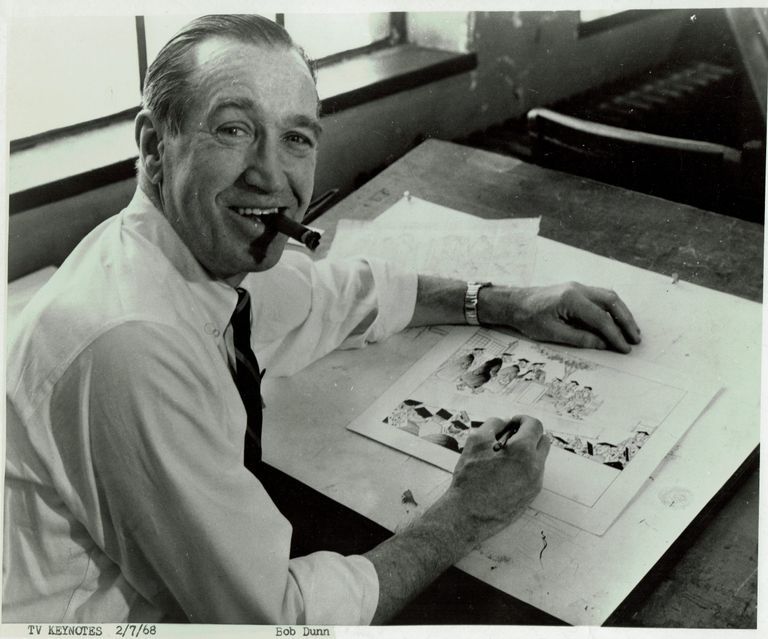          Dunn: Bob Dunn Working as Head Cartoonist on They’ll Do It Every Time and Little Iodine, 1968 picture number 1
   
