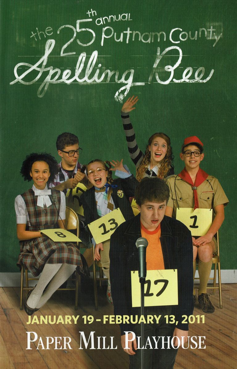          Paper Mill Playhouse Program: The 25th Annual Putnam County Spelling Bee, 2011 picture number 1
   