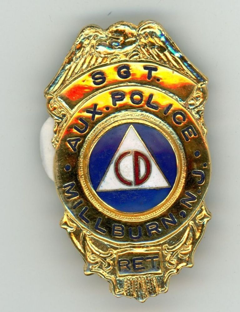          Civil Defense: Retired Sargent Civil Defense Pin picture number 1
   