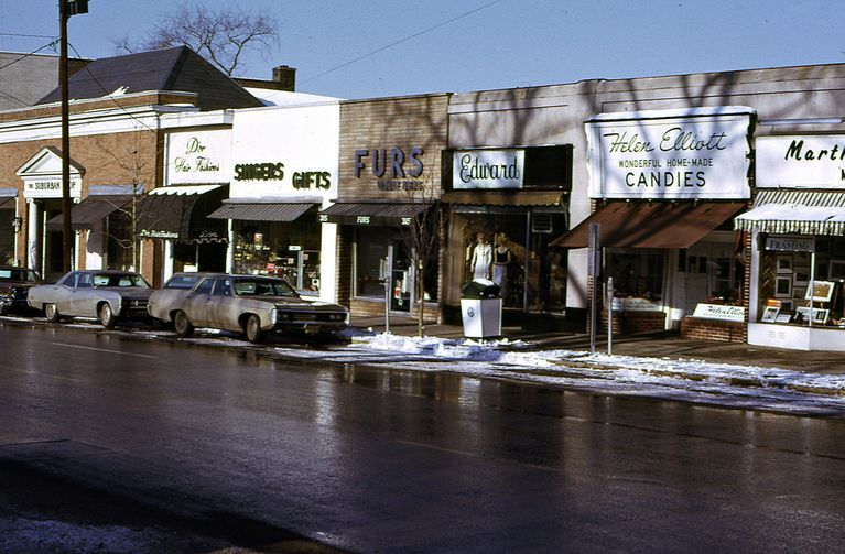          Millburn Avenue: Helen Elliot Candies, Singers Gifts, Suburban Shop, c. 1960 picture number 1
   