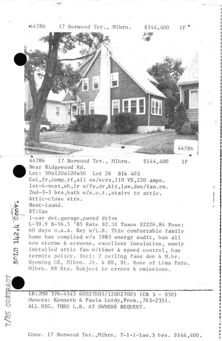          17-NORWOOD-TERRACE- picture number 1
   