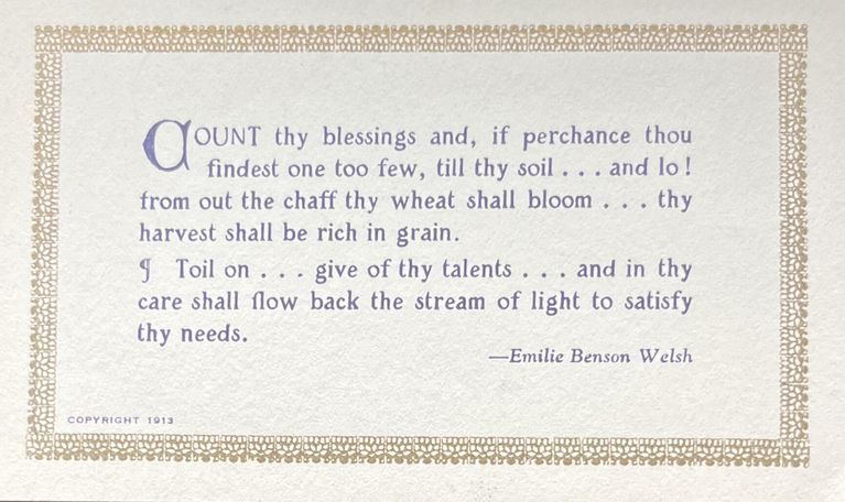          Brison: Emilie Benson Welsh quote picture number 1
   