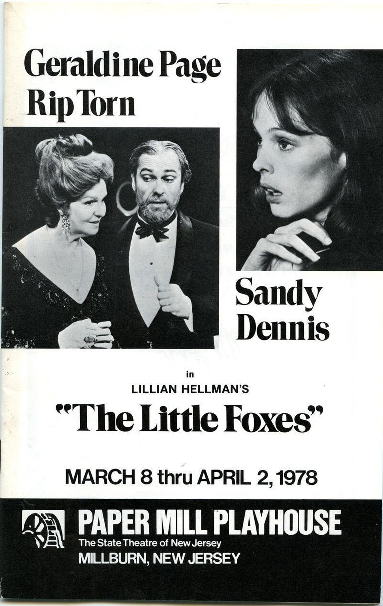          Little Foxes, 1978 Paper Mill Playhouse Program picture number 1
   