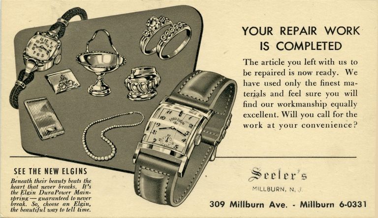          Seeler's Repair Work Postcard picture number 1
   