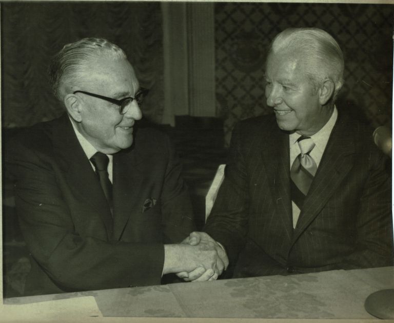          Bickmore: Lee Smith Bickmore and Harold B. Lee, 1972 picture number 1
   