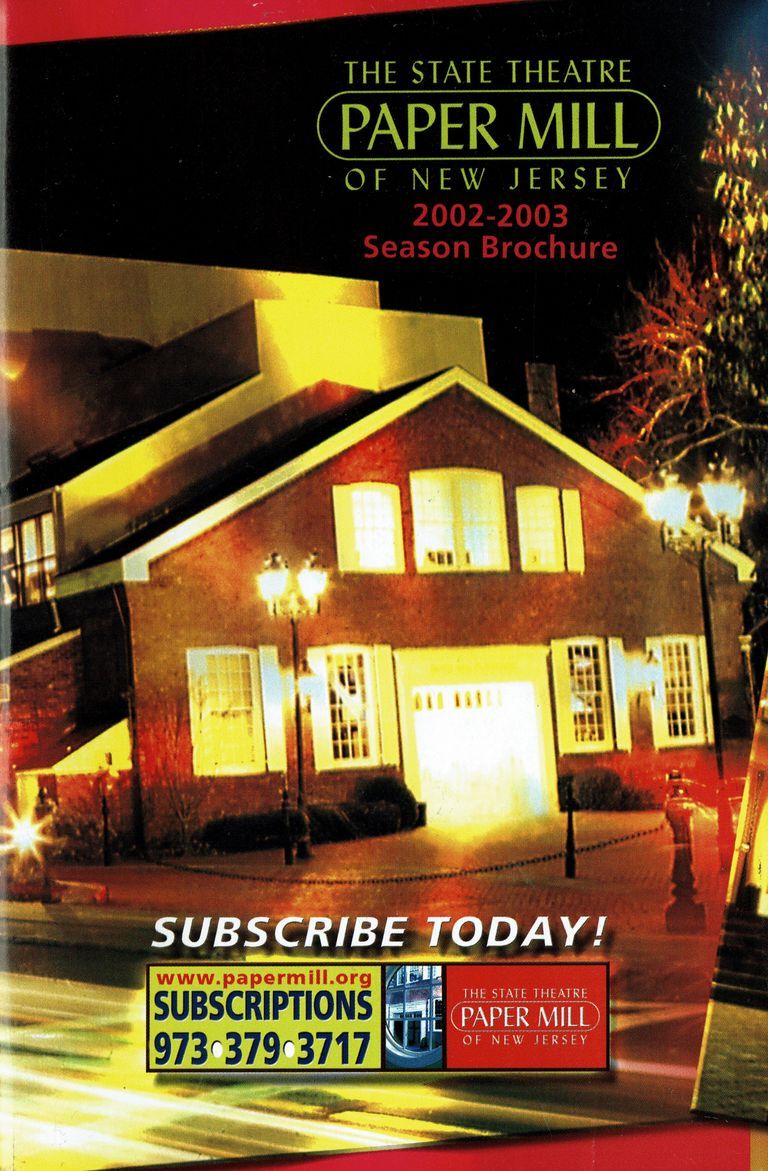          Paper Mill Playhouse 2002-2003 Season Brochure picture number 1
   