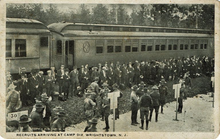          Flanagan: Recruits Arriving at Camp Dix, 1918 picture number 1
   