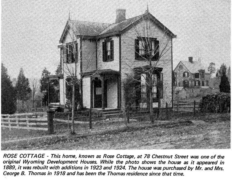          Rose Cottage, 78 Chestnut Street, 1889 picture number 1
   