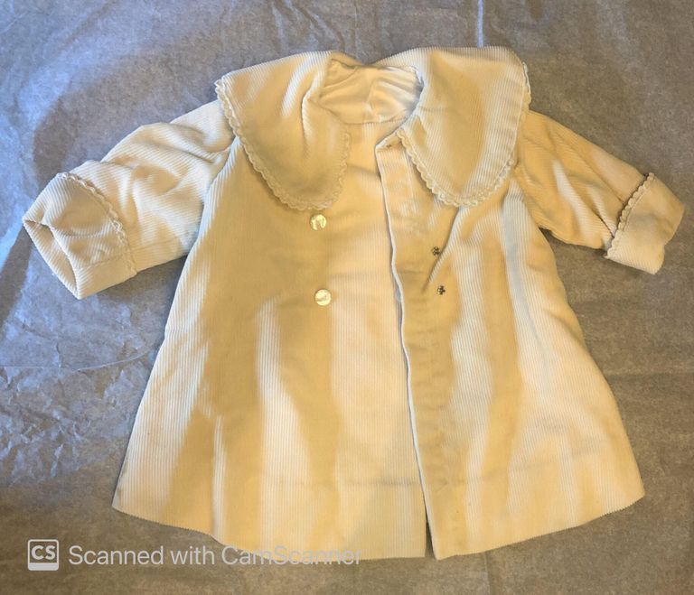          Coat: White Corduroy Toddler Coat picture number 1
   