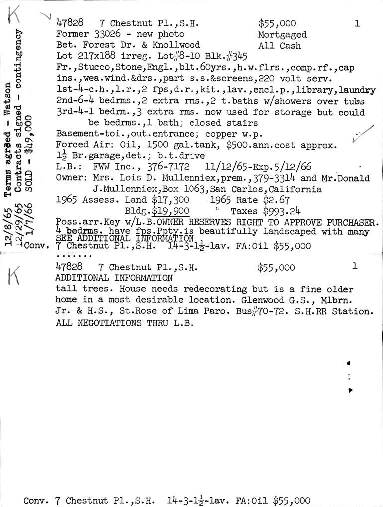          7 CHESTNUT PLACE picture number 1
   