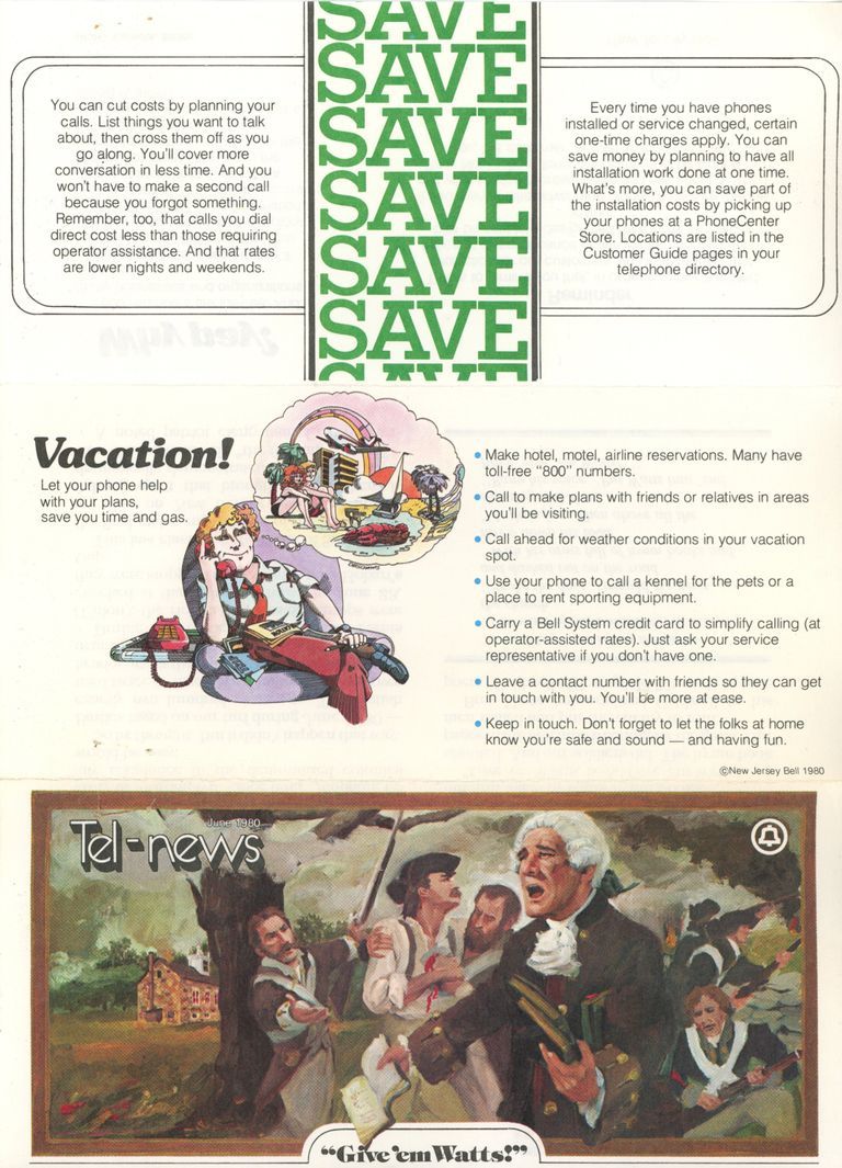          Battle of Springfield: Tel-news Bicentennial Flyer, 1980 picture number 1
   