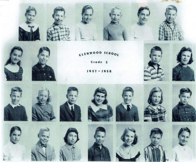          Glenwood School: Grade 5 Photograph, 1957-8 picture number 1
   