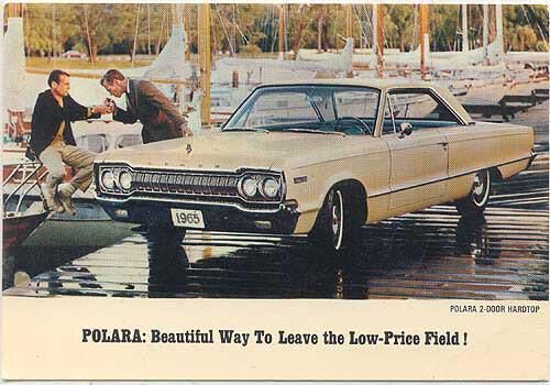          Jowitt Motors Inc., Dodge Polara Automobile Postcard, 1965 picture number 1
   