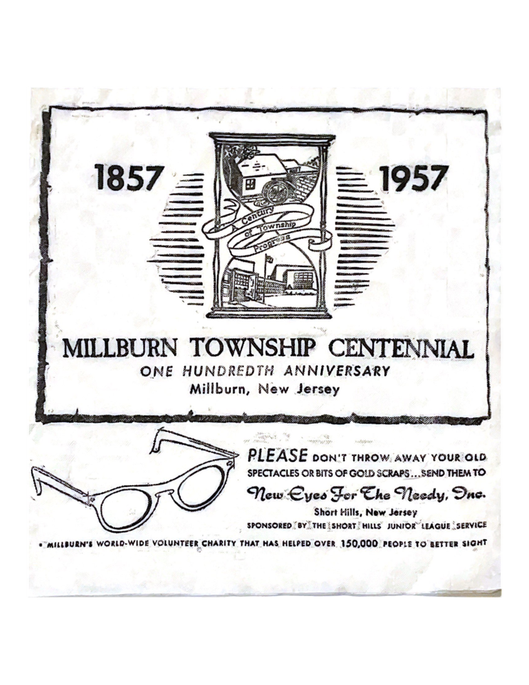          Millburn Township Centennial and New Eyes For the Needy Lens Cloth picture number 1
   