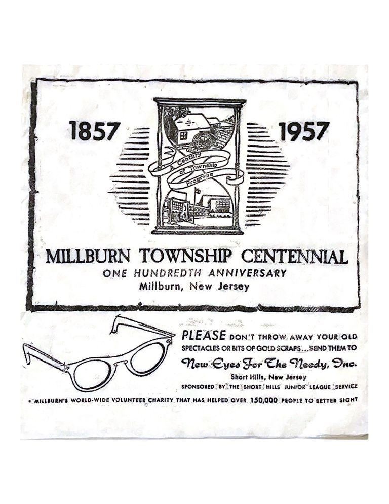         Millburn Township Centennial and New Eyes For the Needy Lens Cloth picture number 1
   