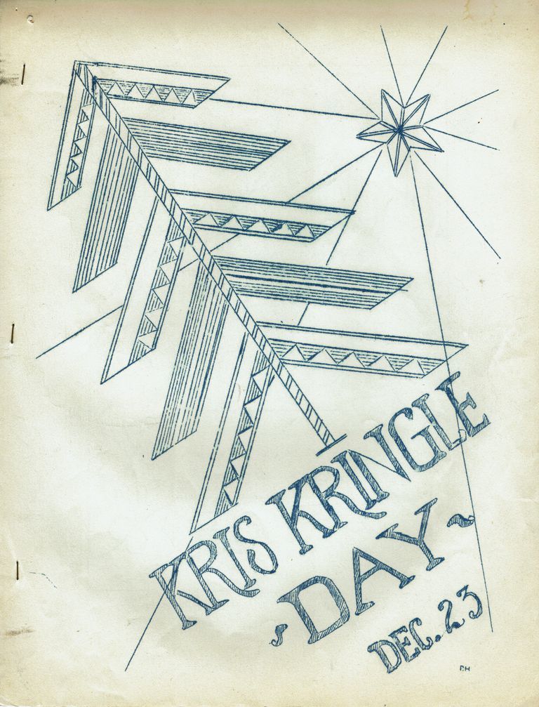          Kris Kringle, Millburn High School Program, 1938 picture number 1
   