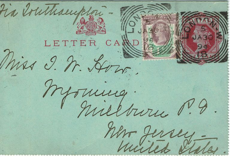          How: Letters and envelopes to Misses How, Wyoming, 1894-1910 picture number 1
   