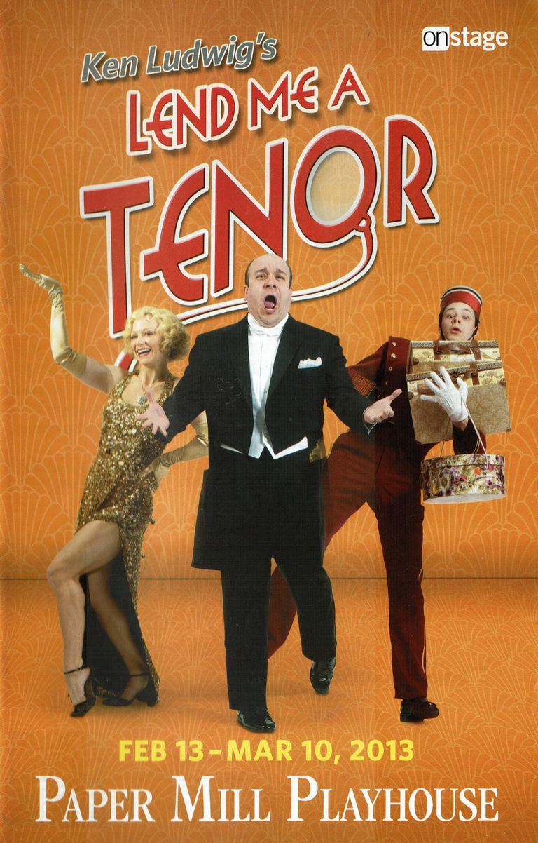         Paper Mill Playhouse Program: Lend Me a Tenor, 2013 picture number 1
   