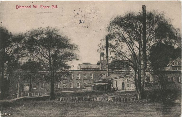          Diamond Mill Paper Mill Postcard picture number 1
   