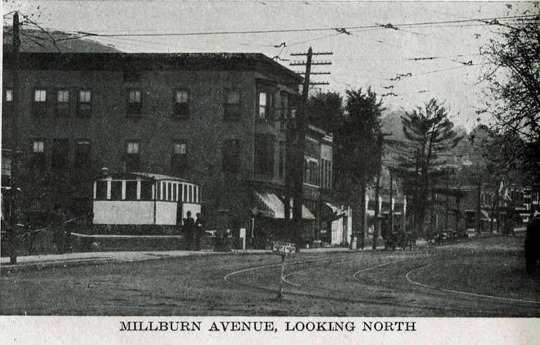          Millburn Avenue looking North, c. 1916 picture number 1
   