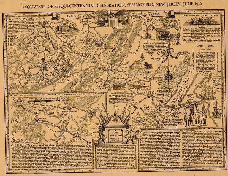          Battle of Springfield: Sesquicentennial Celebration Map, 1930 picture number 1
   